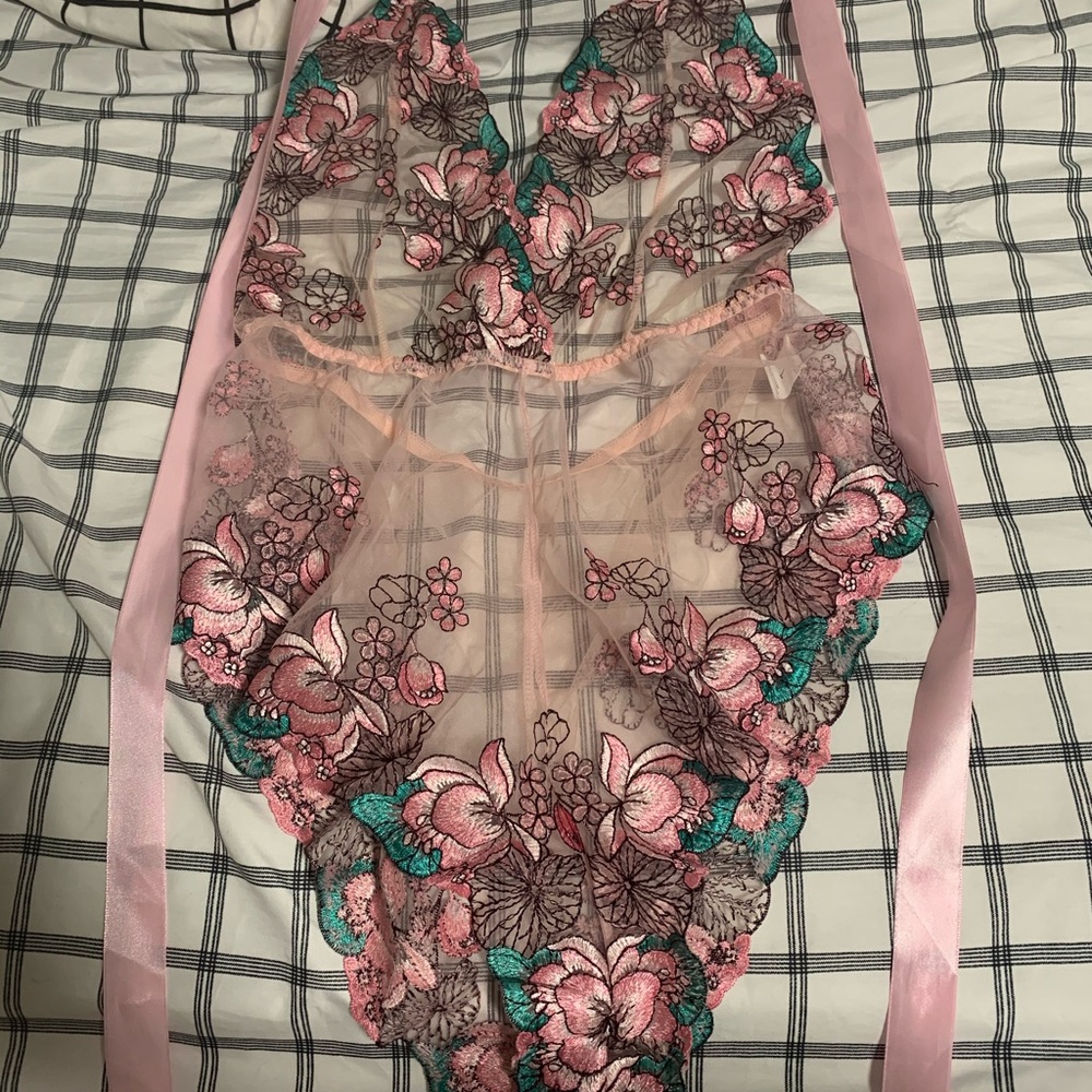 Pretty pink lingerie